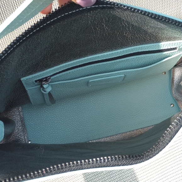 Botkier "Hudson" Hobo in River Blue Leather - Picture 6 of 14